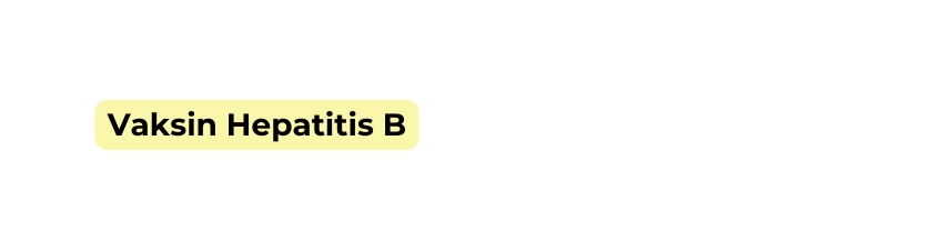 Vaksin Hepatitis B